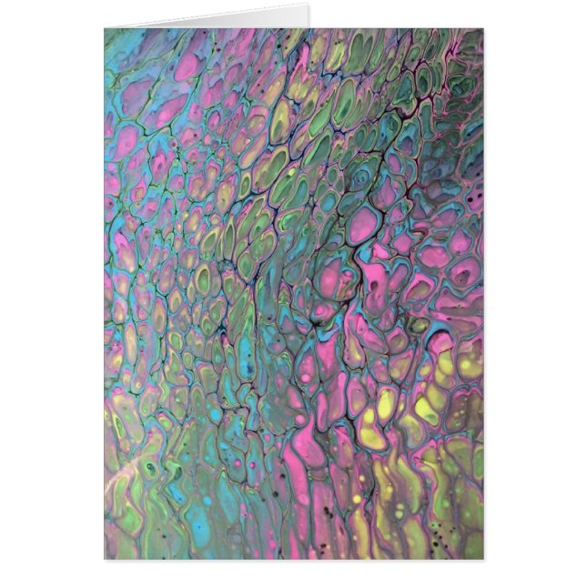 孔雀の空白のなカード (正面)