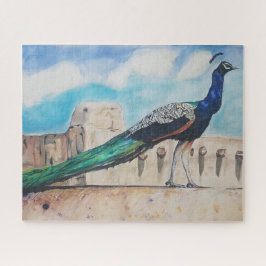 孔雀の空 ジグソーパズル