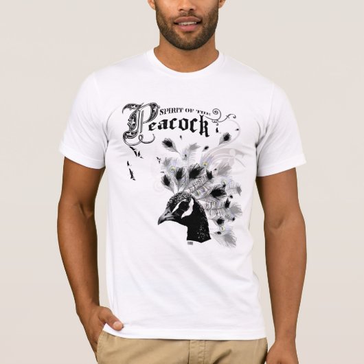 孔雀の精神 Tシャツ (正面)