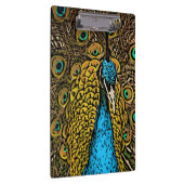 孔雀の素晴らしさのイラストレーション クリップボード (右)