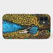 孔雀の素晴らしさのイラストレーション Case-Mate iPhoneケース (裏面(横))