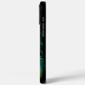 孔雀の羽あなたが選択した背景色 Case-Mate iPhoneケース (裏面 / 左)