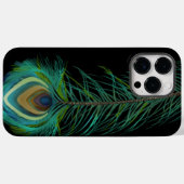 孔雀の羽あなたが選択した背景色 Case-Mate iPhoneケース (裏面 (横))