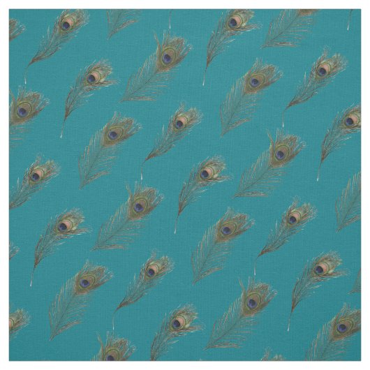 孔雀の羽かわいらし ファブリック (見本)