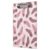 孔雀の羽が付いているパターン クリップボード (左)