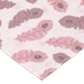 孔雀の羽が付いているパターン テーブルクロス (アングル)