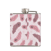 孔雀の羽が付いているパターン フラスク (裏面)