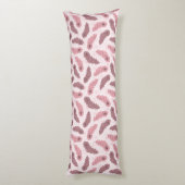 孔雀の羽が付いているパターン ボディピロー (裏面 (縦))