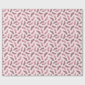 孔雀の羽で模様を描く ラッピングペーパー (フラット)