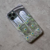 孔雀の羽とゴシック様式の窓の写真 Case-Mate iPhoneケース
