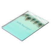 孔雀の羽とストリングラ素朴イト ノートブック (左側)