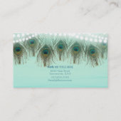 孔雀の羽とストリングラ素朴イト 名刺 (裏面)