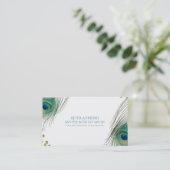 孔雀の羽と金ゴールドボーホグラーム友人を参照 紹介カード (スタンド正面)