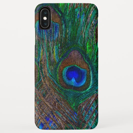 孔雀の羽のエッチングスタイル Case-Mate iPhoneケース (裏面)