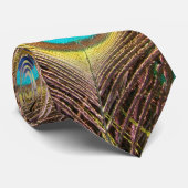 孔雀の羽のタイ ネクタイ (ロール)