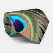 孔雀の羽のタイ ネクタイ (ロール)