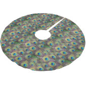 孔雀の羽のツリースカート ブラッシュドポリエステルツリースカート (アングル)