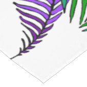 孔雀の羽のテーブルクロス、巨大な孔雀の羽 テーブルクロス (アングル)