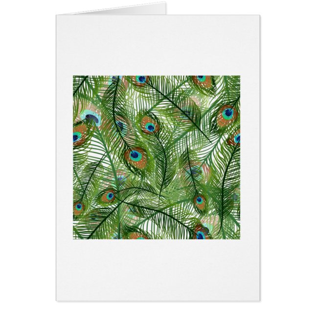 孔雀の羽のパターン (正面)