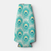 孔雀の羽のパターン ボトルクーラー (正面)