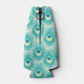 孔雀の羽のパターン ボトルクーラー (裏面)