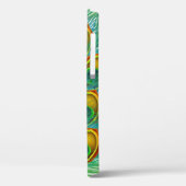 孔雀の羽のパターン Case-Mate iPhoneケース (裏面 / 左)