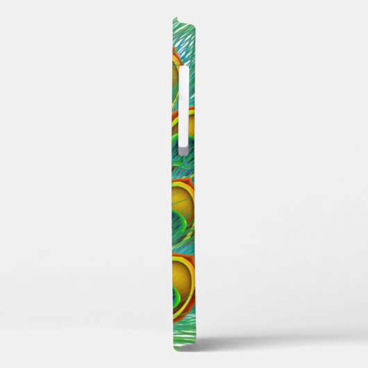 孔雀の羽のパターン Case-Mate iPhoneケース (裏面 / 左)