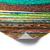 孔雀の羽のポスター ポスター (角)