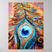 孔雀の羽のポスター ポスター (正面)