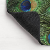 孔雀の羽のマウスパッド マウスパッド (コーナー)