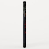 孔雀の羽の仮装パーティー付き赤面 Case-Mate iPhoneケース (裏面/右)