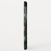 孔雀の羽の仮装パーティー付き赤面 Case-Mate iPhoneケース (裏面/左)