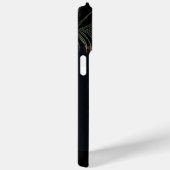孔雀の羽の仮装パーティー付き赤面 Case-Mate iPhoneケース (裏面 / 右)