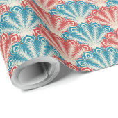 孔雀の羽の包装紙 ラッピングペーパー (ロールコーナー)