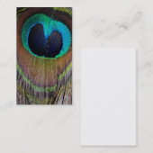 孔雀の羽の名刺 名刺 (正面/裏面)