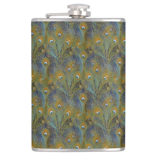 孔雀の羽の座標 フラスク (正面)