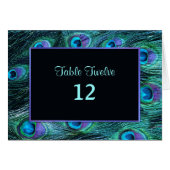 孔雀の羽の戯曲-テーブルの座席番号 (正面横)