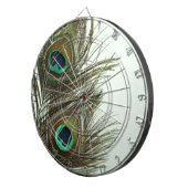 孔雀の羽の投げ矢板 ダーツボード (正面右)