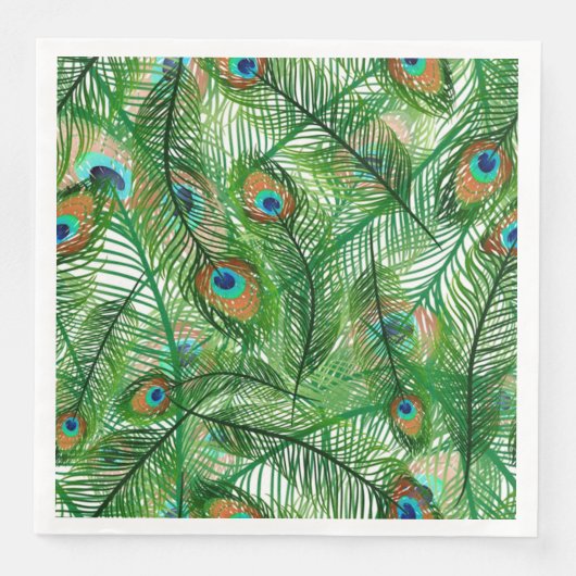 孔雀の羽の模様 (正面)