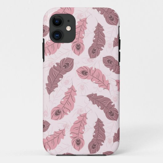 孔雀の羽の模様 Case-Mate iPhoneケース (裏面)