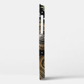 孔雀の羽の継ぎ目のない模様。フリーハンドd Case-Mate iPhoneケース (裏面 / 左)