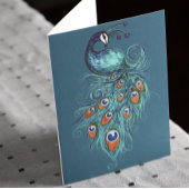 孔雀の羽の芸術 カード