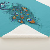 孔雀の羽の芸術 シェルパブランケット (3/4)