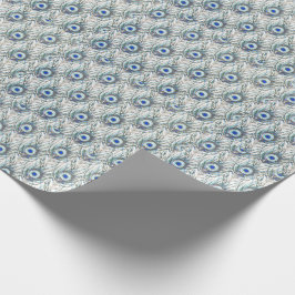 孔雀の羽の贅沢なデザインの包装紙 ラッピングペーパー