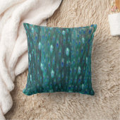 孔雀の羽をよじ登って下さい クッション (ブランケット)