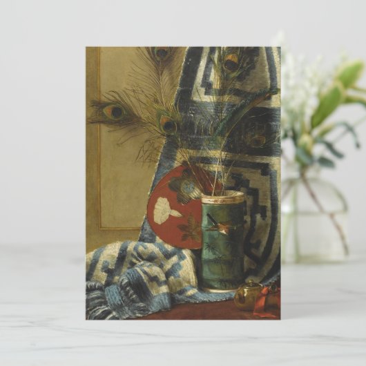 孔雀の羽を持つ静物生活 (スタンド正面)