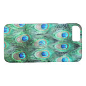 孔雀の羽エキゾチック野生の水の色のパターン Case-Mate iPhoneケース (裏面(横))