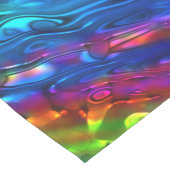 孔雀の羽ガラスアート1 ミディアムテーブルランナー (コーナー)