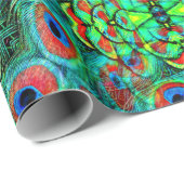 孔雀の羽ガロール… ラッピングペーパー (ロールコーナー)