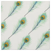 孔雀の羽パターン生地 ファブリック (見本)